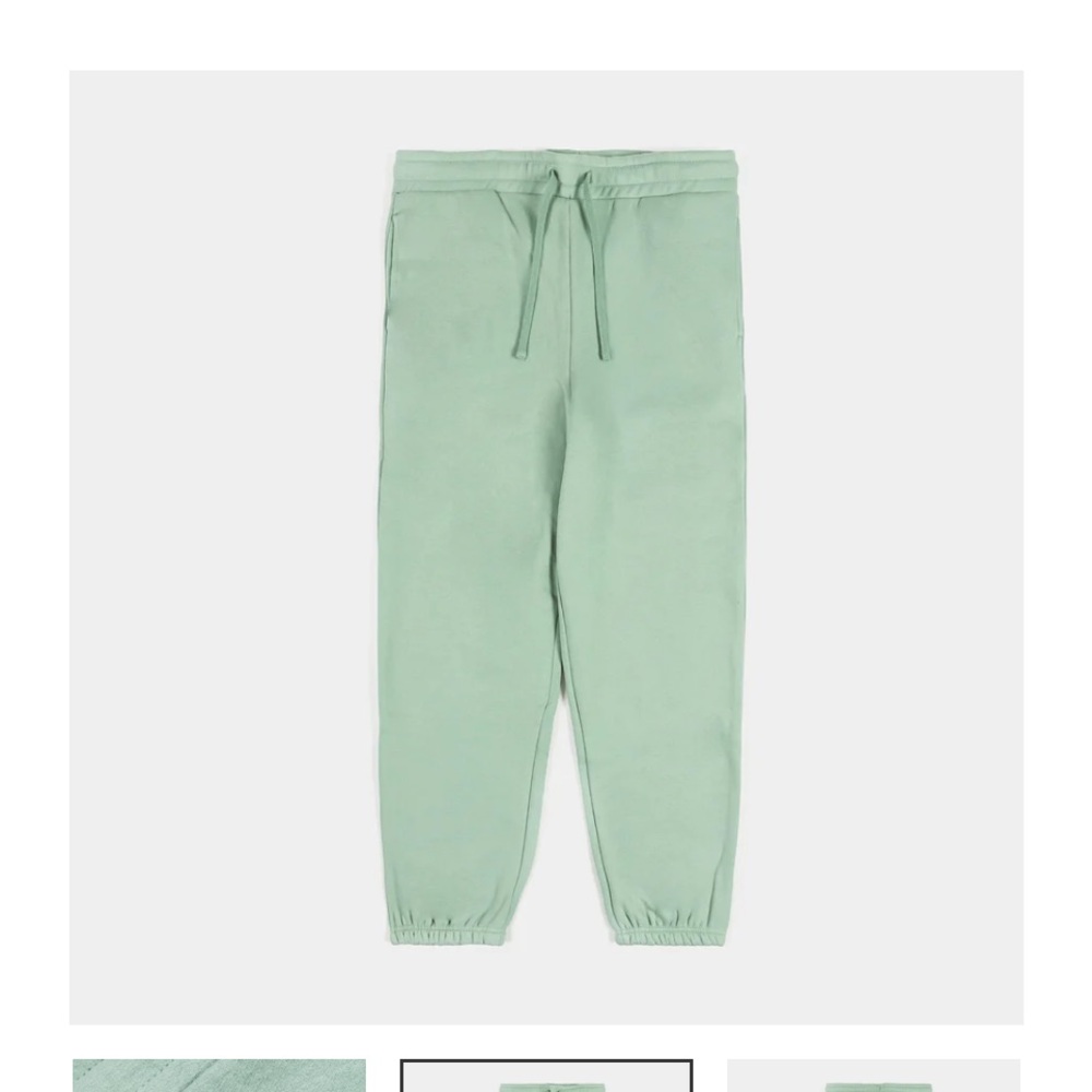 SACRE Small cotton jogger sage green style/ Emily exc condition fitted ankle